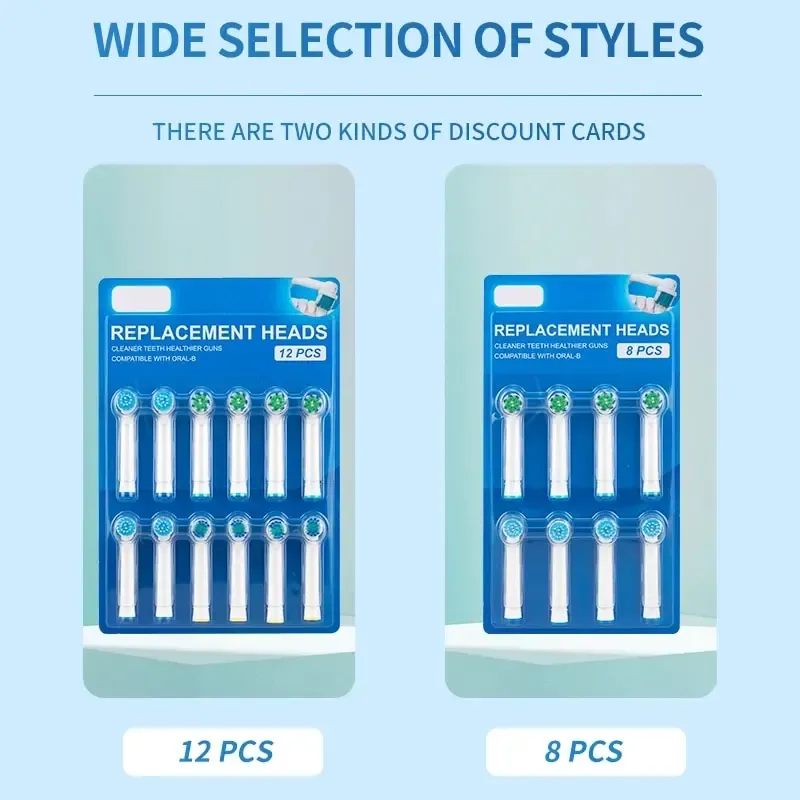 Brossettes de rechange pour brosse à dents électrique Oral-B, technologie 3D Excel, lot de 8 5