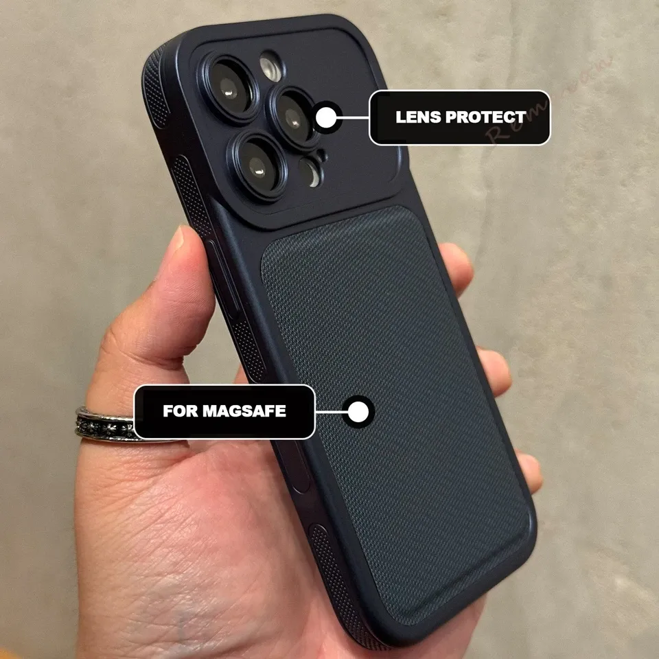 Coque magnétique en silicone pour iPhone 13, 14, 15, 16 et 17 (Pro, Pro Max), compatible MagSafe et chargement sans fil 2