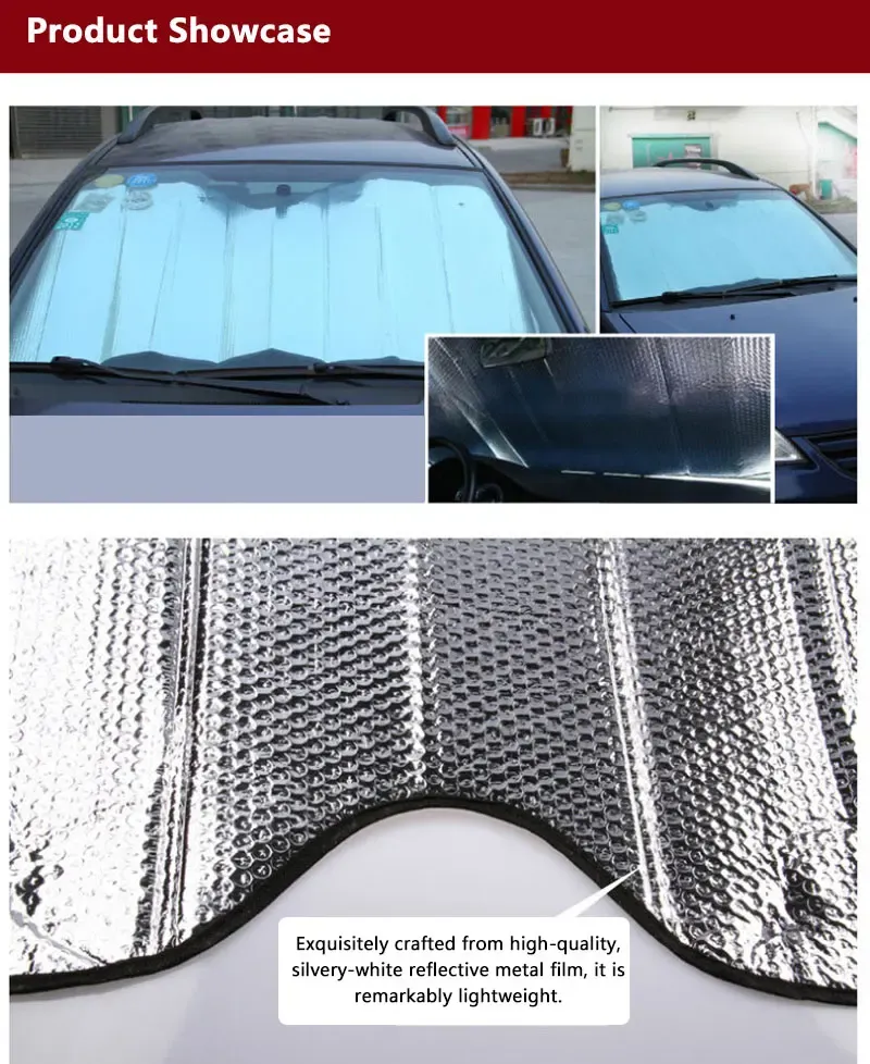 Pare-soleil pour voiture, installation sur le pare-brise