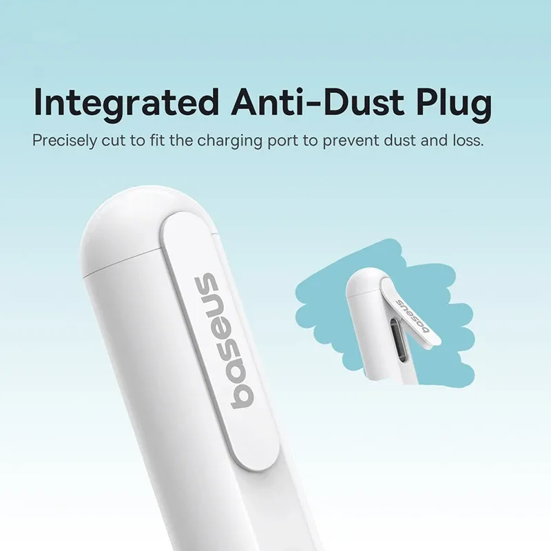 Stylet Bluetooth Baseus de 3e génération avec rejet de paume, compatible iPad Pro, Mini et Air (2018-2026), stylet tactile pour tablette 4