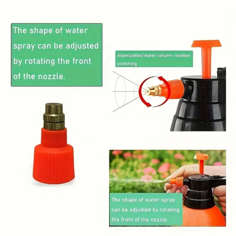 Buses de pulvérisation de jardin réglables, lot de 1 à 5 pièces, bouchons pour bouteille robustes et durables, usage extérieur 4