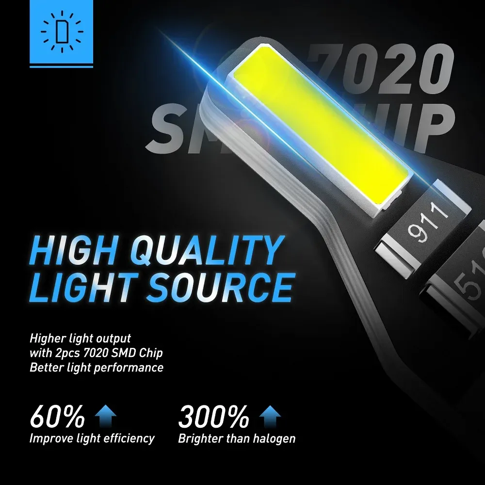 AUXITO Lot de 10 ampoules LED T10 W5W 168 2825 194 pour éclairage intérieur de voiture, blanc 6000K, 12V, compatibles Toyota Corolla 150, Camry 40 et CHR 5