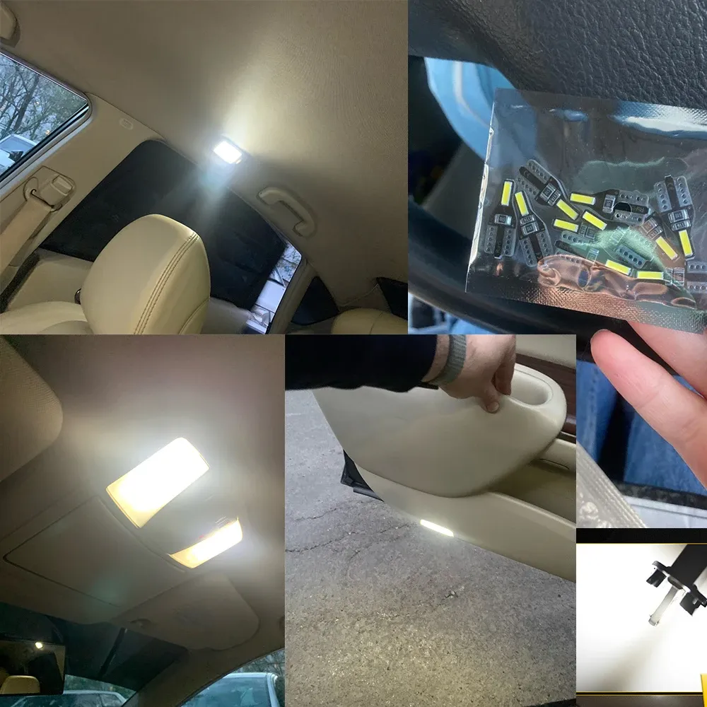Rendu des ampoules LED dans l'habitacle