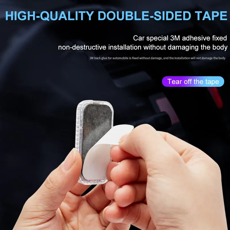 Lampe tactile LED mini sans fil pour éclairage intérieur de voiture, lampe de lecture pour plafonnier, portière, coffre et boîte de rangement, à charge USB 3