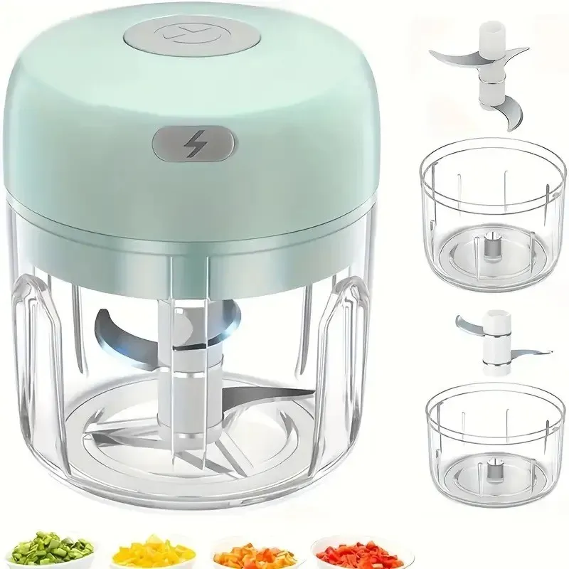 Hachoir à ail électrique portable 250 ml sans fil - Image 1