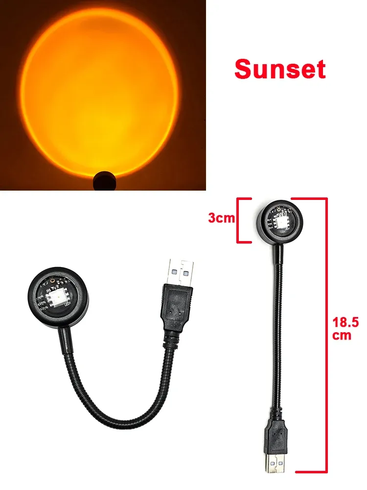 Veilleuse LED USB décorative pour fête d'anniversaire, lampe d'ambiance pour chambre et salon, éclairage photogénique mural 8