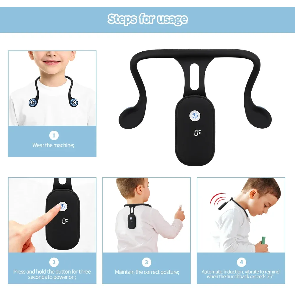 Correcteur de posture intelligent pour adultes et enfants avec surveillance en temps réel 6