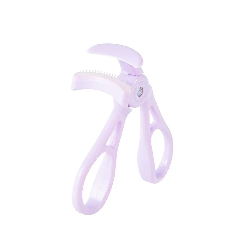 Recourbe-cils portable à pince, recourbe-cils grand angle avec peigne et coussinet en caoutchouc, bouclage naturel rapide et longue tenue 7