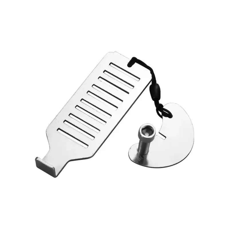 Verrou de porte portable, cadenas de sécurité à double orifice en métal, verrou de sécurité antivol pour la maison et la chambre d'hôtel 11