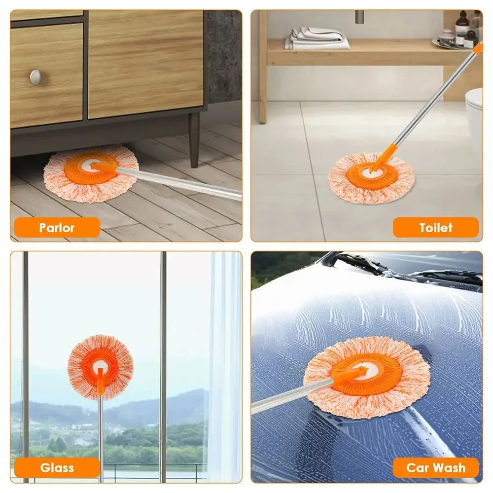 Vadrouille rotative pour nettoyage de plafond