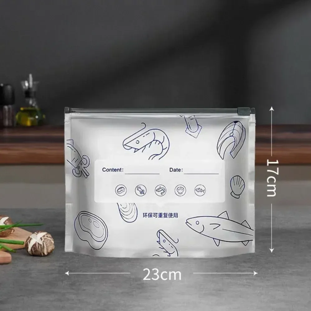 Sacs de conservation alimentaire en aluminium réutilisables avec fermeture éclair, lot de 10, grande capacité 9