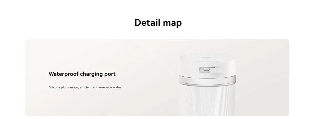 Mixeur portable MIJIA, nettoyage