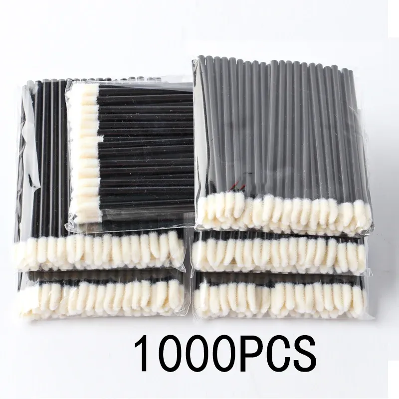 50/500/1000 pièces, pinceaux à lèvres en gros, pinceaux de maquillage, applicateurs pour extensions de cils, applicateurs de brillant à lèvres et de rouge à lèvres, baguettes, kit de maquillage cosmétique 9