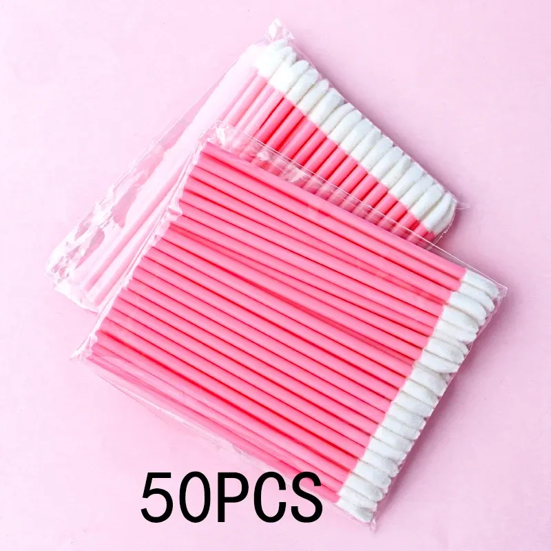 50/500/1000 pièces, pinceaux à lèvres en gros, pinceaux de maquillage, applicateurs pour extensions de cils, applicateurs de brillant à lèvres et de rouge à lèvres, baguettes, kit de maquillage cosmétique 10