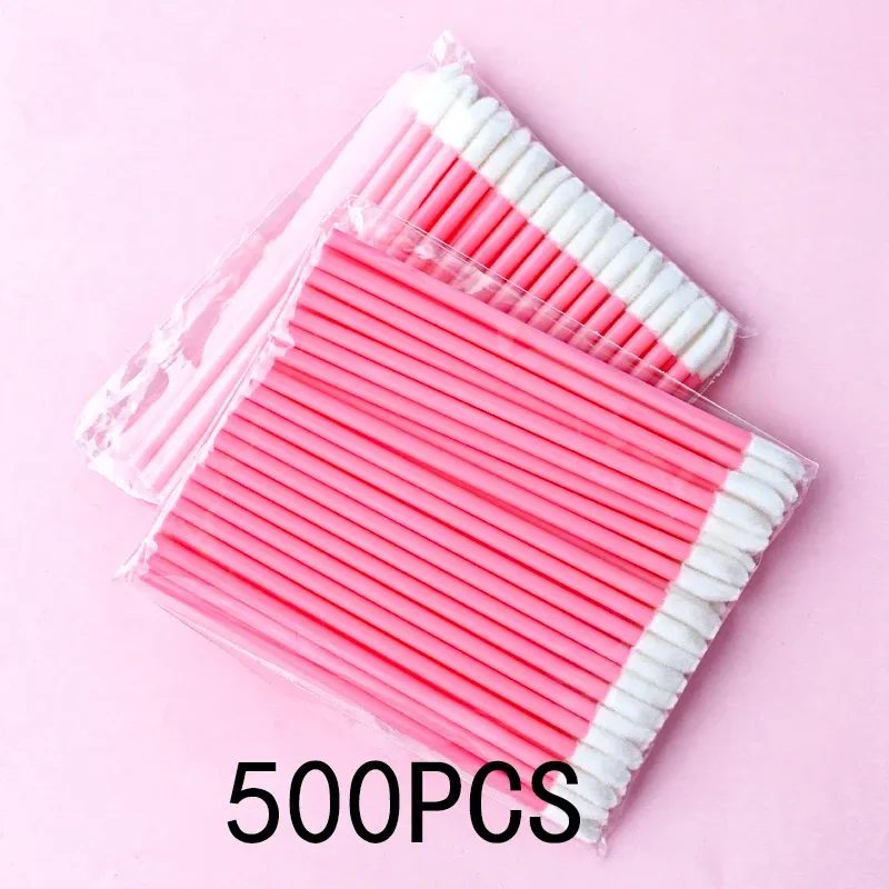 50/500/1000 pièces, pinceaux à lèvres en gros, pinceaux de maquillage, applicateurs pour extensions de cils, applicateurs de brillant à lèvres et de rouge à lèvres, baguettes, kit de maquillage cosmétique 12