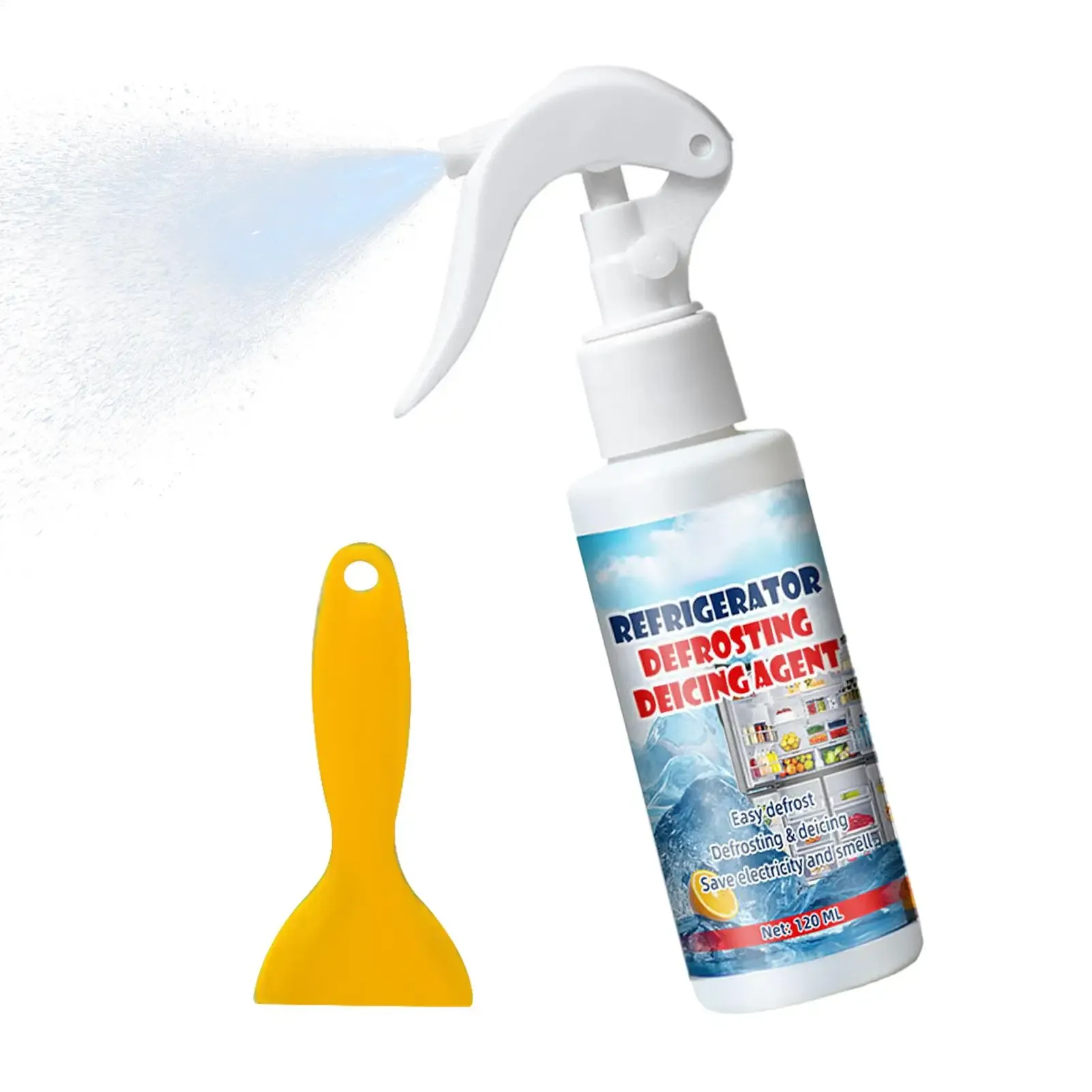 Dégivrant pour réfrigérateur, spray pour congélateur, nettoyant domestique pour congélateur
