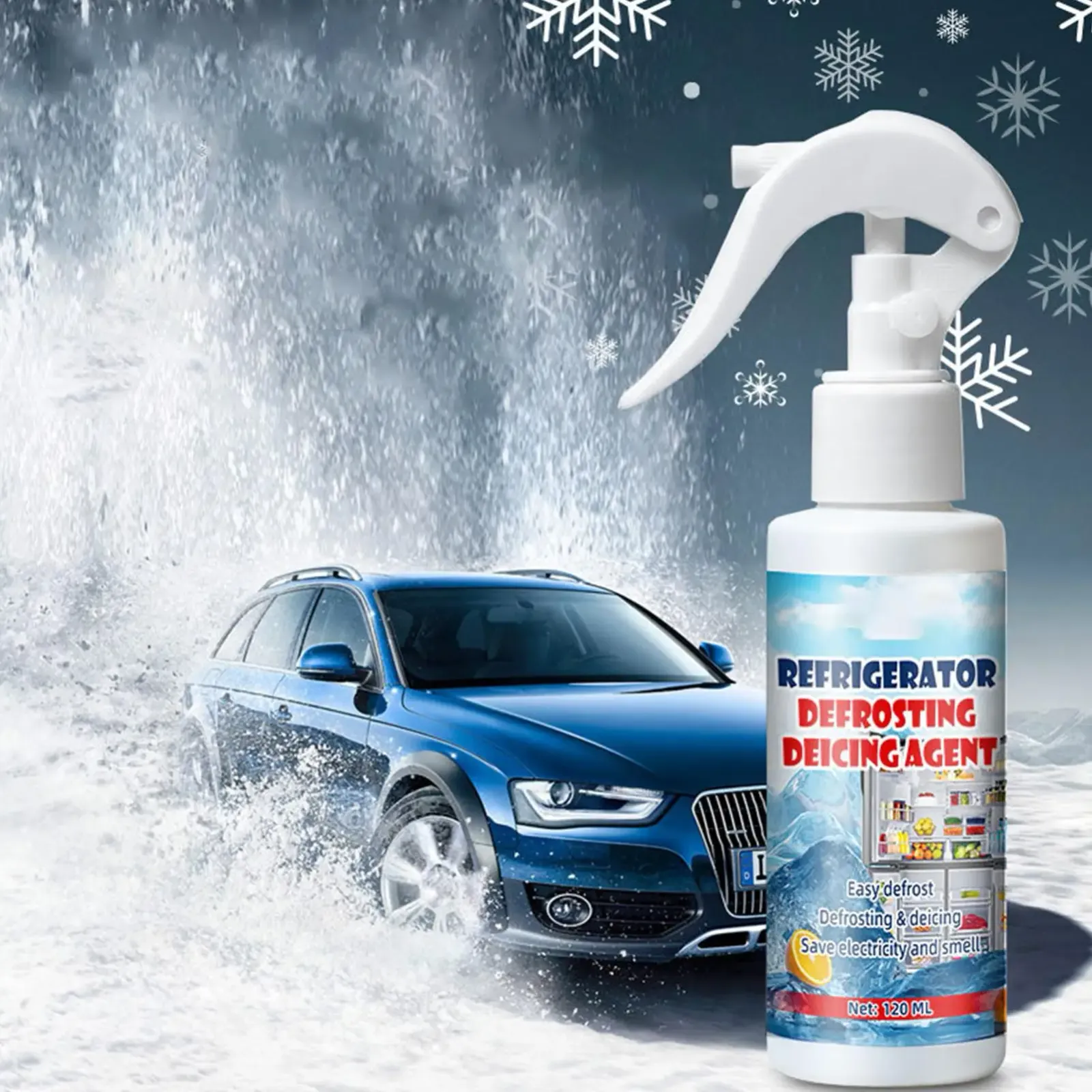Détail du spray de dégivrage