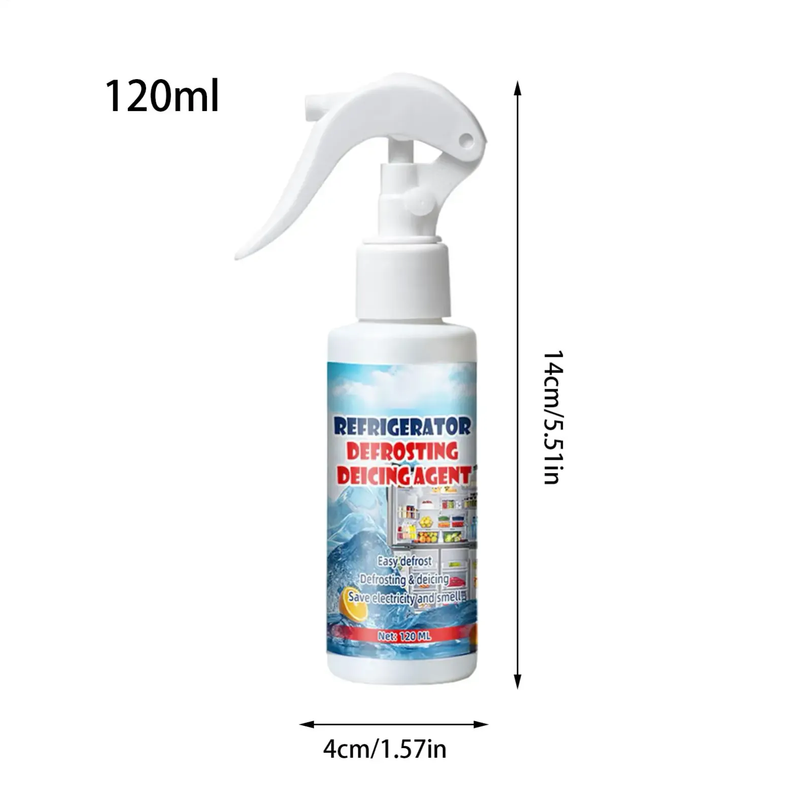 Spray de dégivrage, finition