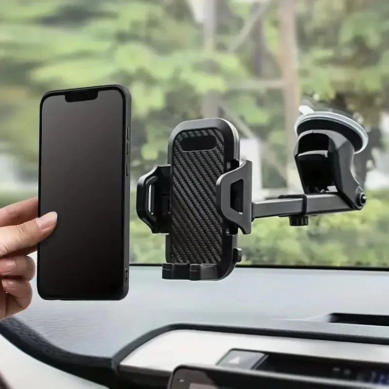 Support de téléphone à ventouse pour voiture, support de montage, ventouse, support de cellule mobile pour smartphone, iPhone, Xiaomi, Huawei, Samsung

Wait, that's not a translation: the source is already in French. A cleaner version would be:

Support de téléphone à ventouse pour voiture, compatible smartphone iPhone, Xiaomi, Huawei et Samsung 3
