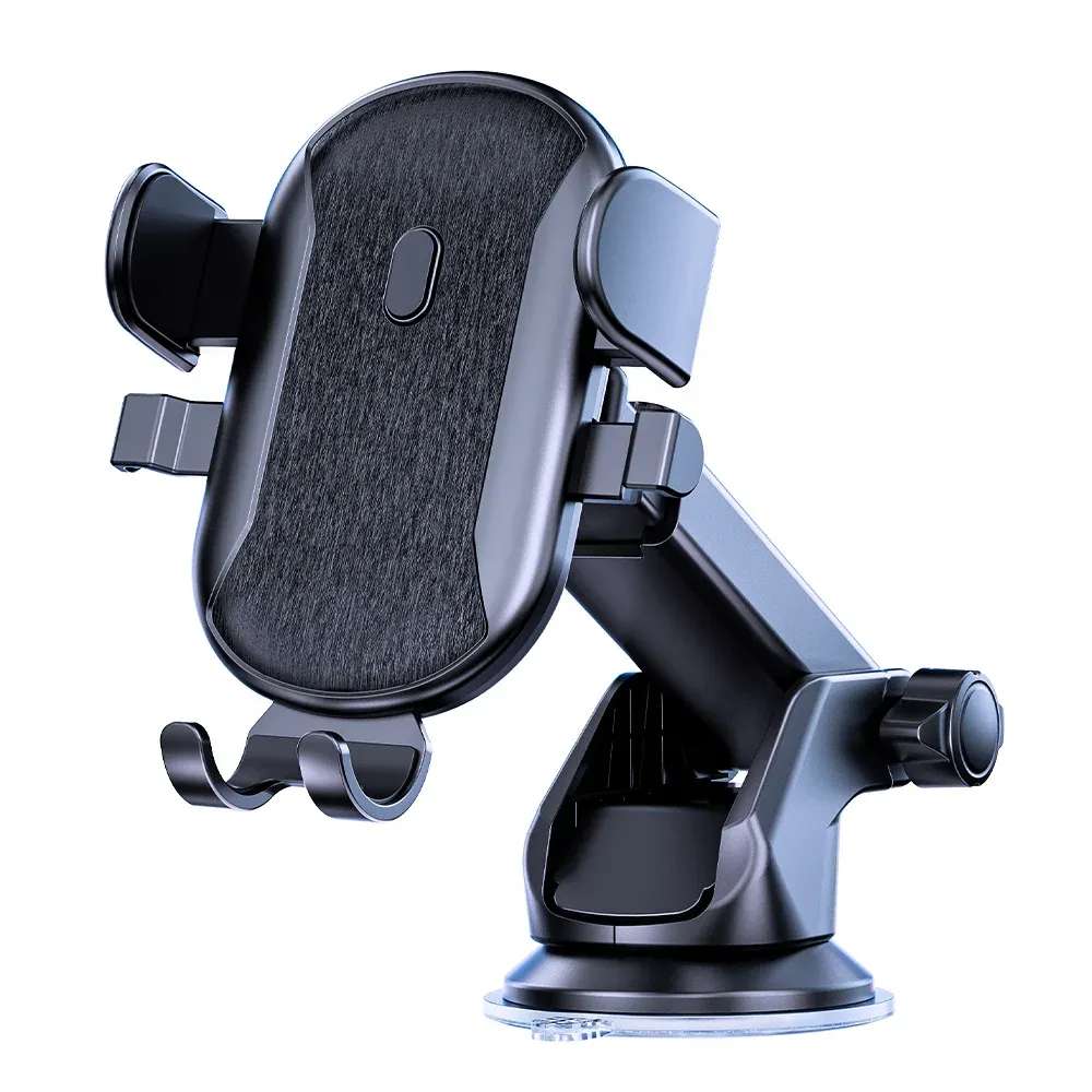 Support de téléphone à ventouse pour voiture, support de montage, ventouse, support de cellule mobile pour smartphone, iPhone, Xiaomi, Huawei, Samsung

Wait, that's not a translation: the source is already in French. A cleaner version would be:

Support de téléphone à ventouse pour voiture, compatible smartphone iPhone, Xiaomi, Huawei et Samsung 15