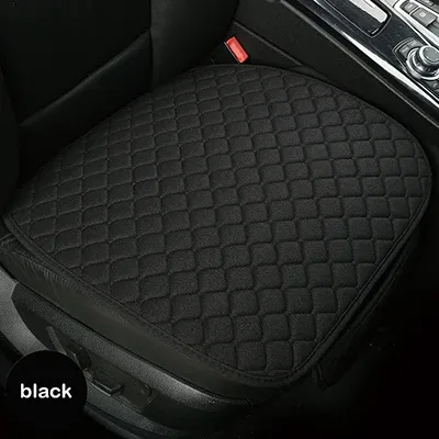 Housse de protection universelle pour siège auto en lin, avant et arrière, idéale pour l'été, coussin de siège, compatible berline, SUV et pick-up, accessoires d'intérieur automobile 21