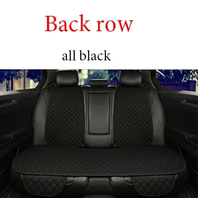 Housse de protection universelle pour siège auto en lin, avant et arrière, idéale pour l'été, coussin de siège, compatible berline, SUV et pick-up, accessoires d'intérieur automobile 22