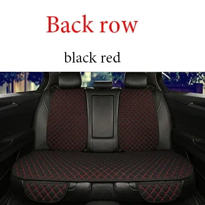 Housse de protection universelle pour siège auto en lin, avant et arrière, idéale pour l'été, coussin de siège, compatible berline, SUV et pick-up, accessoires d'intérieur automobile 23