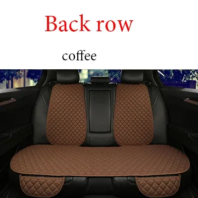 Housse de protection universelle pour siège auto en lin, avant et arrière, idéale pour l'été, coussin de siège, compatible berline, SUV et pick-up, accessoires d'intérieur automobile 26