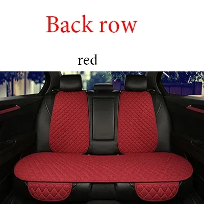 Housse de protection universelle pour siège auto en lin, avant et arrière, idéale pour l'été, coussin de siège, compatible berline, SUV et pick-up, accessoires d'intérieur automobile 14