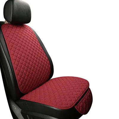 Housse de protection universelle pour siège auto en lin, avant et arrière, idéale pour l'été, coussin de siège, compatible berline, SUV et pick-up, accessoires d'intérieur automobile 30
