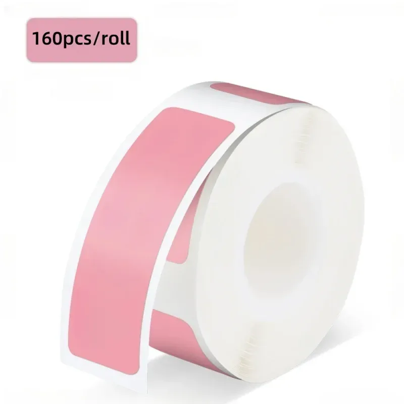 Rouleau d'étiquettes autocollantes imperméables 12 x 40 mm, 160 pièces par rouleau, papier thermique imprimable - Image 1