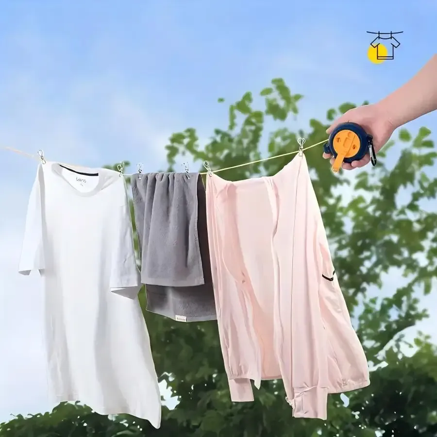 Corde à linge au quotidien