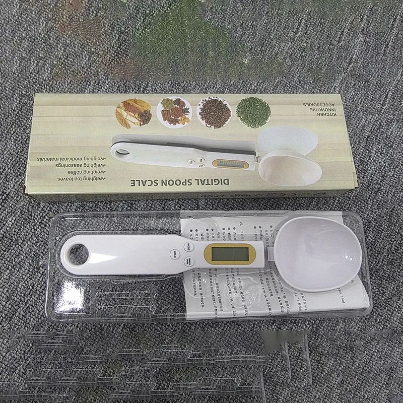 Balance de cuisine numérique avec mini cuillère doseuse, écran LCD, fonction tare, pesée de 0,1 à 500 g 8