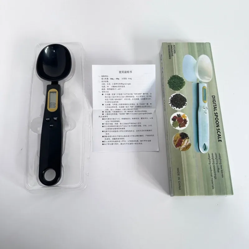 Balance de cuisine numérique avec mini cuillère doseuse, écran LCD, fonction tare, pesée de 0,1 à 500 g 9