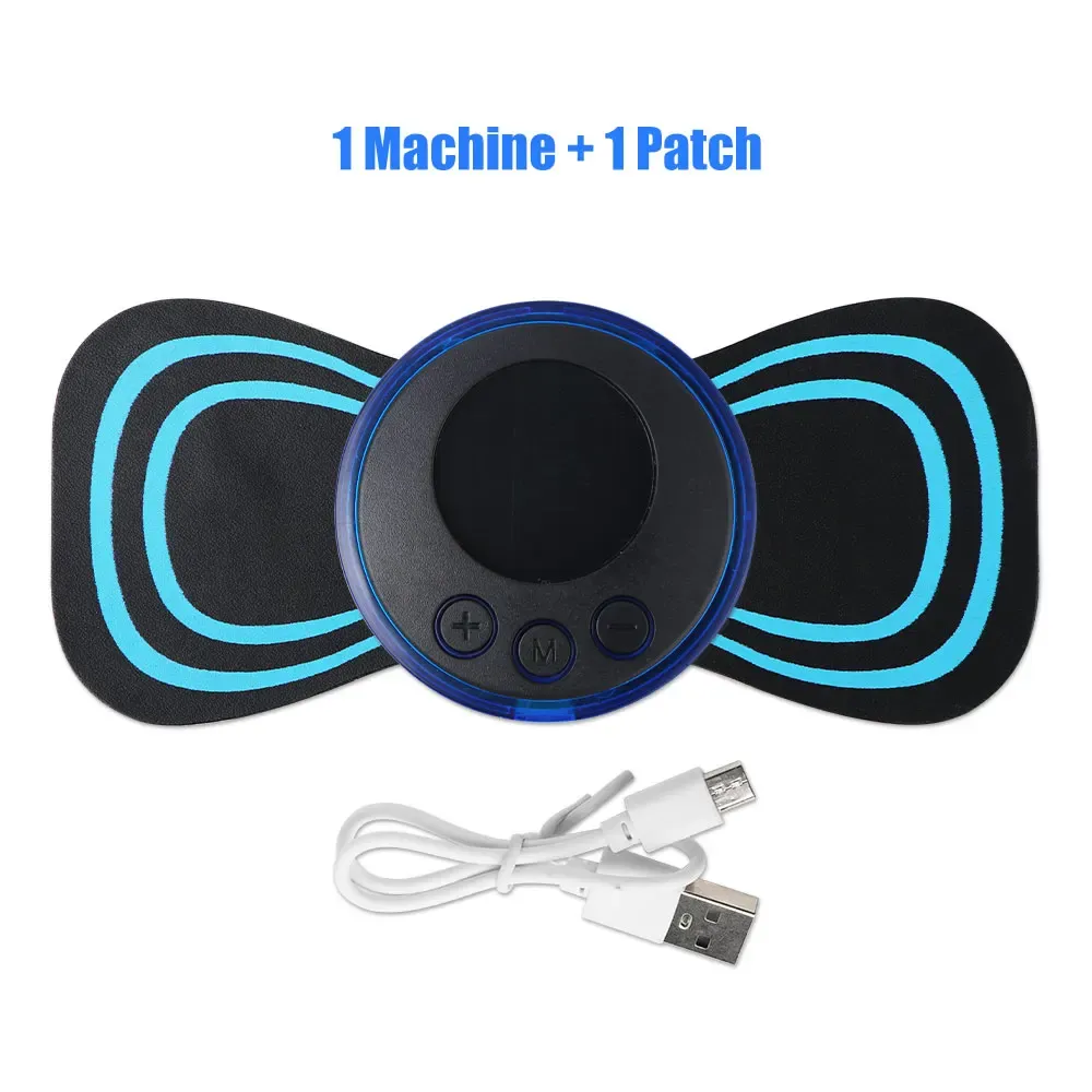 Mini masseur de cou électrique portable EMS pour soulager les douleurs cervicales et les tensions des épaules 11