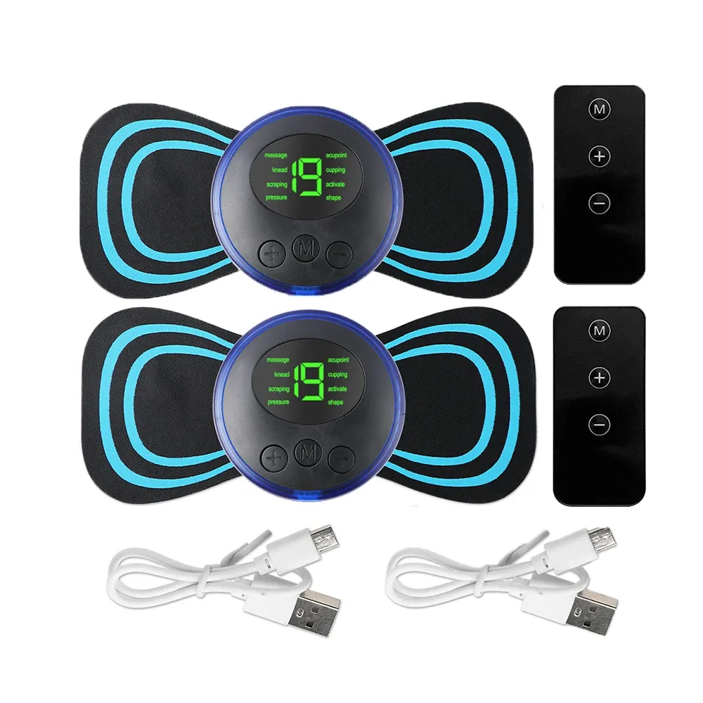 Mini masseur de cou électrique portable EMS pour soulager les douleurs cervicales et les tensions des épaules 9