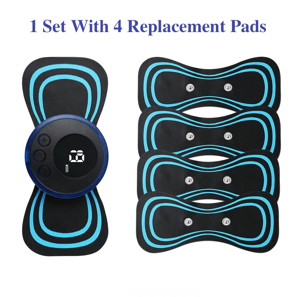 Mini masseur de cou électrique portable EMS pour soulager les douleurs cervicales et les tensions des épaules 7