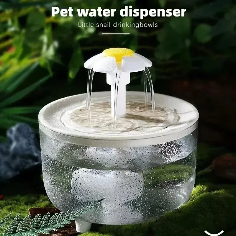 Fontaine à eau automatique pour animaux de compagnie avec filtre