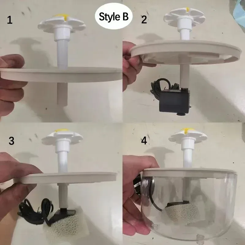 Fontaine à eau automatique pour animaux de compagnie avec filtre 6
