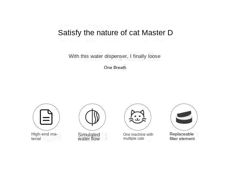 Fontaine à eau automatique pour animaux de compagnie