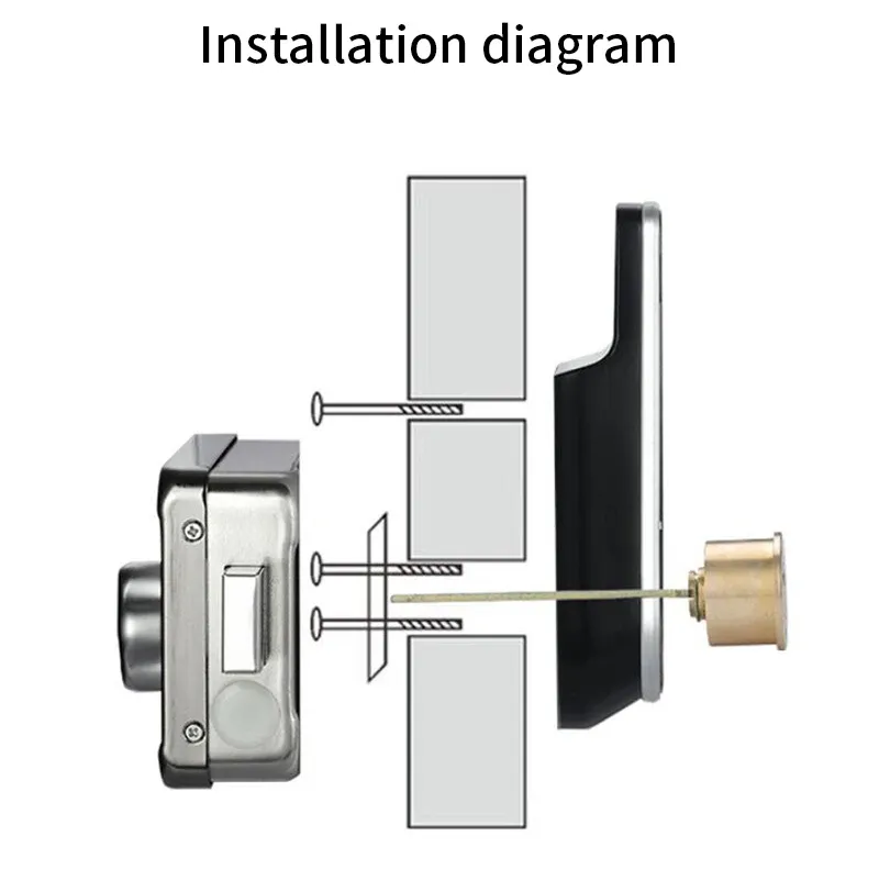Design épuré de la serrure connectée