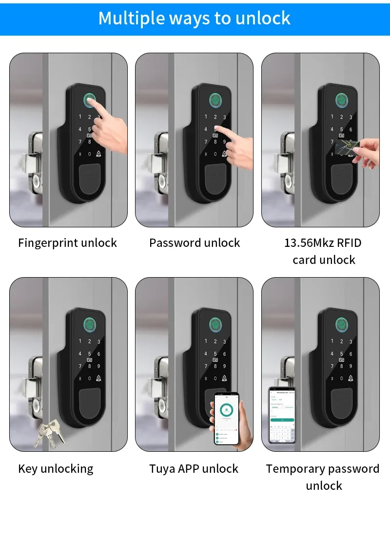 Serrure électronique pour porte d'entrée