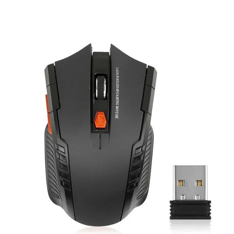 Souris sans fil optique 113 2,4 GHz avec récepteur USB, 6 boutons, format portable pour ordinateur portable 2