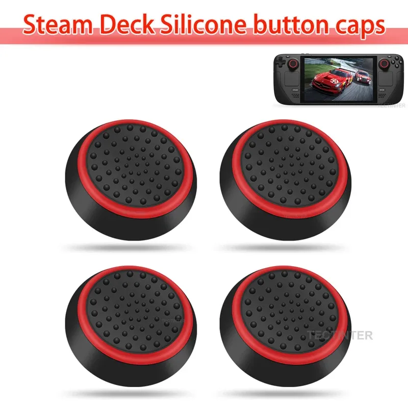 Capuchons de joystick en silicone, lot de 4, compatibles Nintendo Switch 2, PS5, PS4, PS3, manette Steam Deck et Xbox, accessoires pour manette de jeu 5