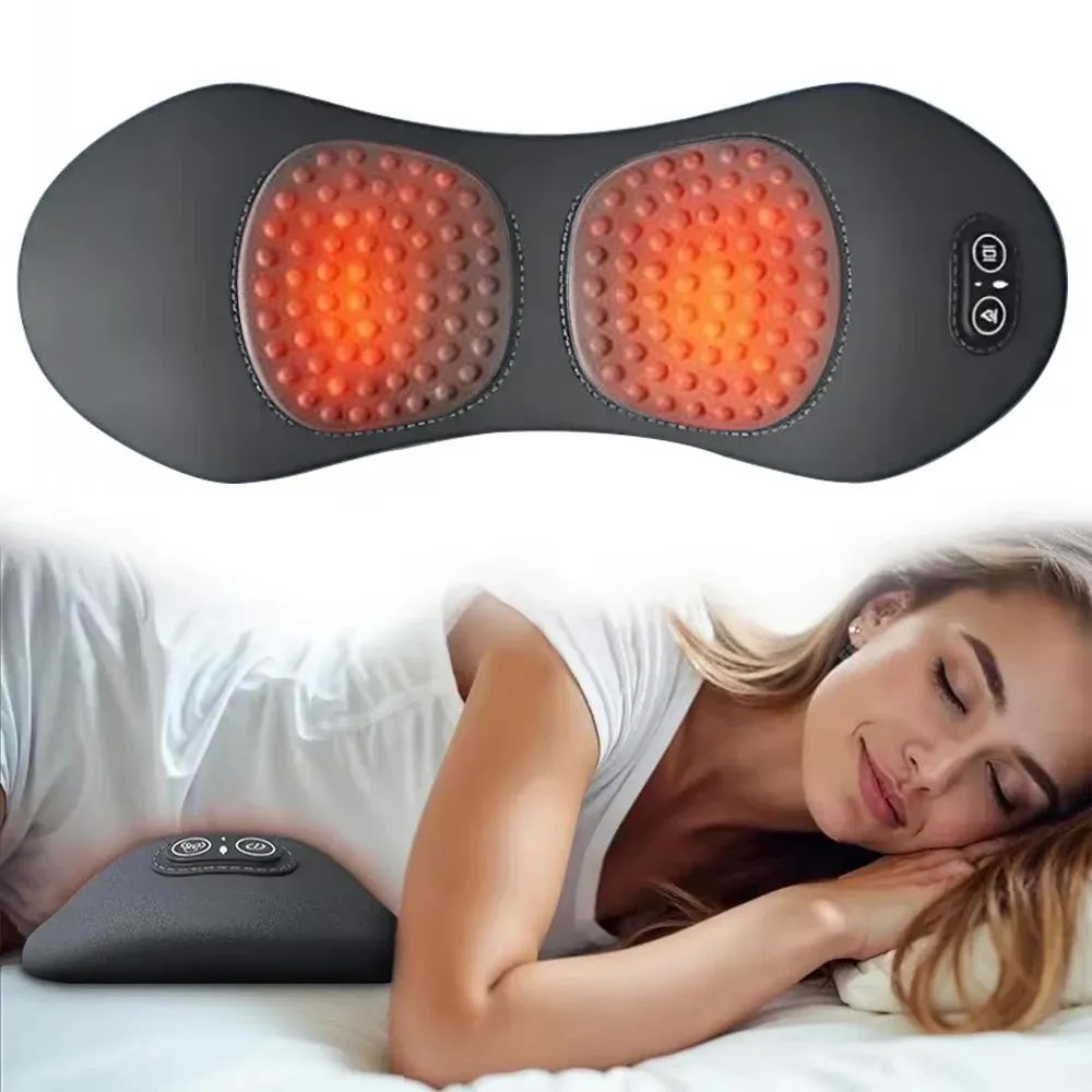 Masseur de dos 3 en 1 avec coussin de relaxation Shiatsu, pétrissage profond, portable, pour épaules et bas du dos 3