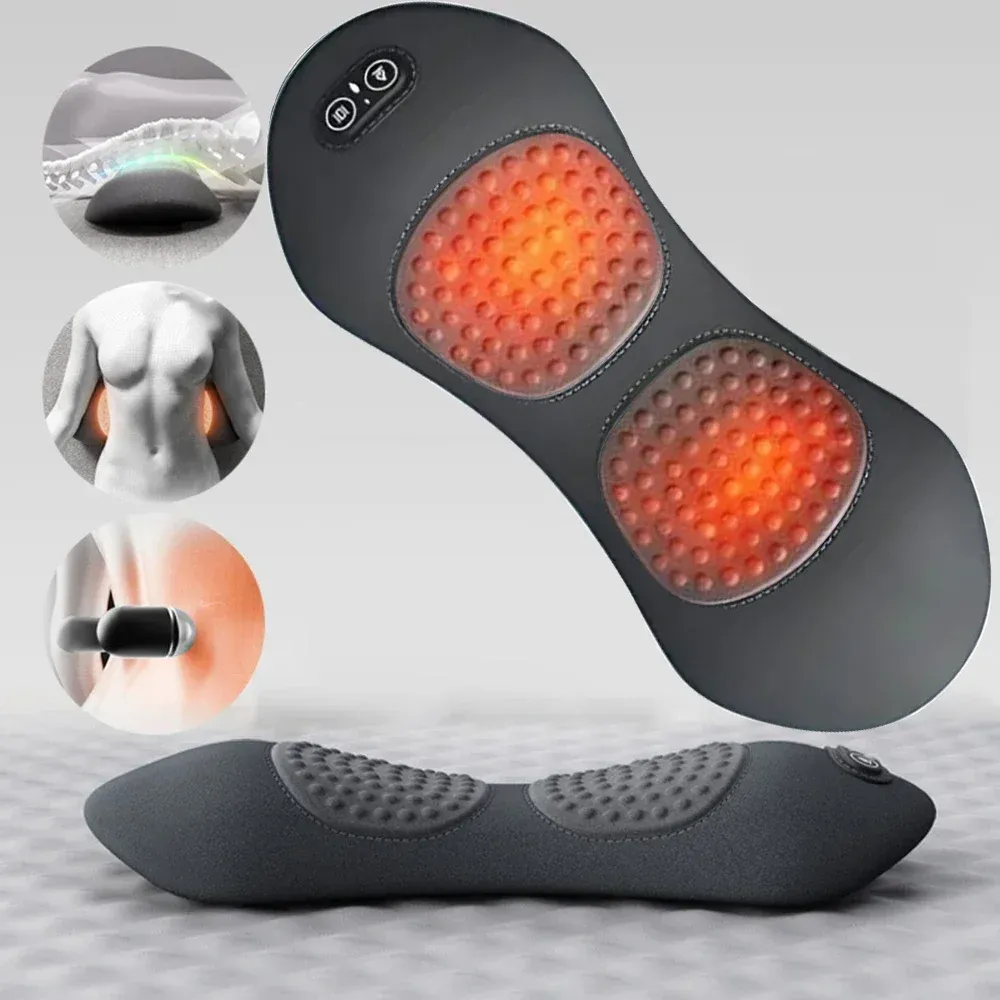Masseur 3 en 1 pour le dos avec lit en relief Shiatsu