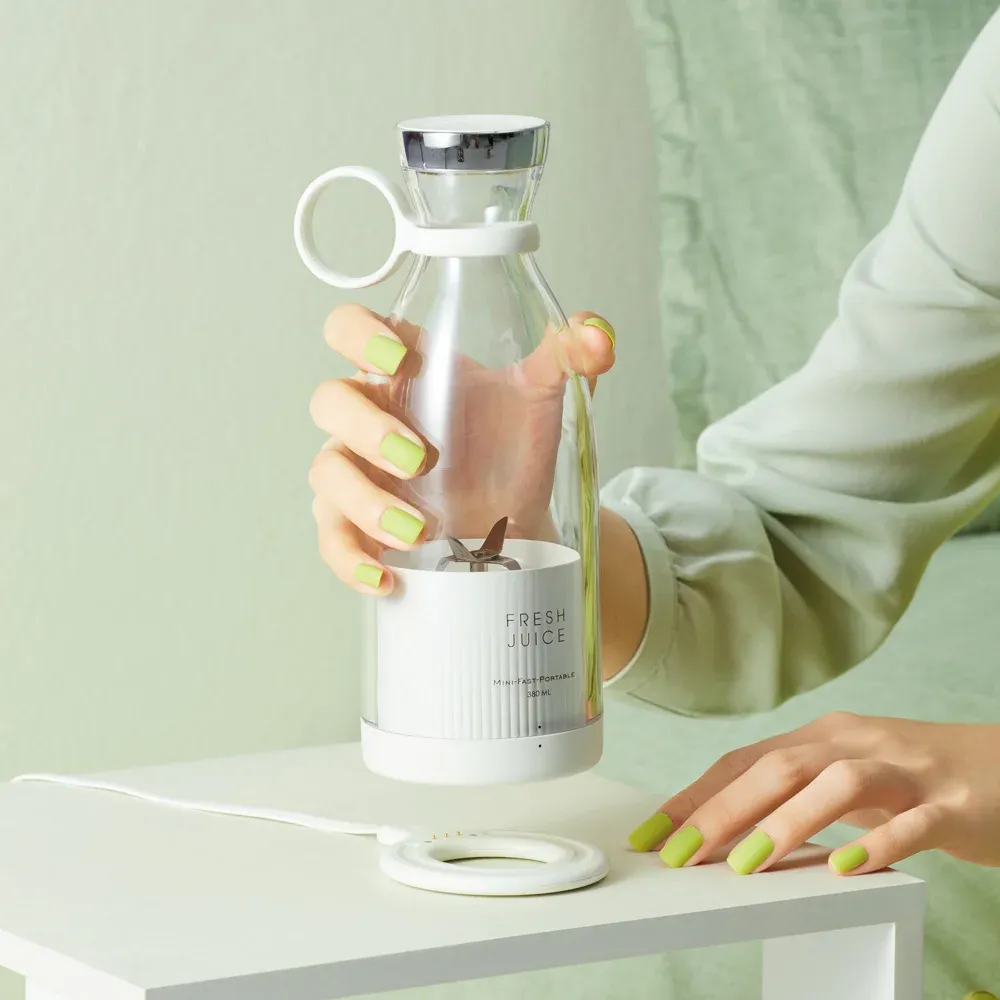 Presse-agrumes électrique portable, mini presse-agrumes USB, extracteur de jus de fruits, mixeur milk-shake multifonction 4