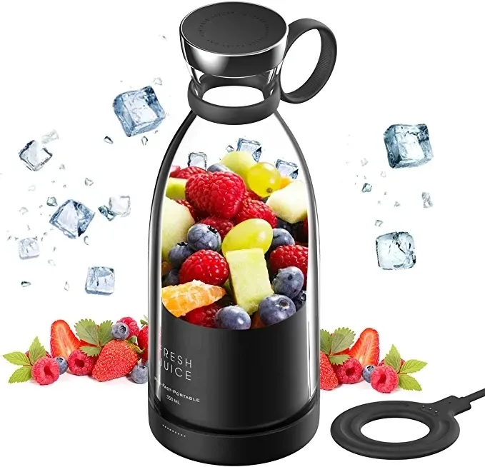 Presse-agrumes électrique portable, mini presse-agrumes USB, extracteur de jus de fruits, mixeur milk-shake multifonction 7