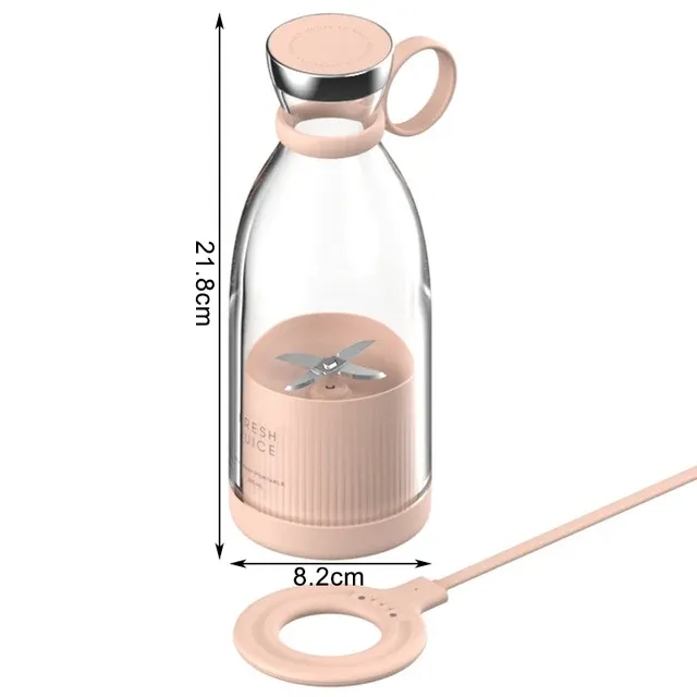 Presse-agrumes électrique portable, mini presse-agrumes USB, extracteur de jus de fruits, mixeur milk-shake multifonction 17