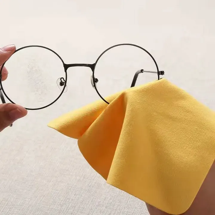 Chiffons de nettoyage pour lunettes en microfibre, lot de 5 à 20 pièces, doux et sans rayures 5